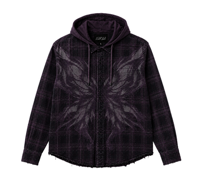 Phantom Wing Hooded Flannel